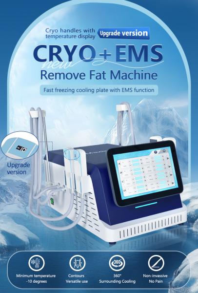 New machine EMS Cryo plate fat removal machine