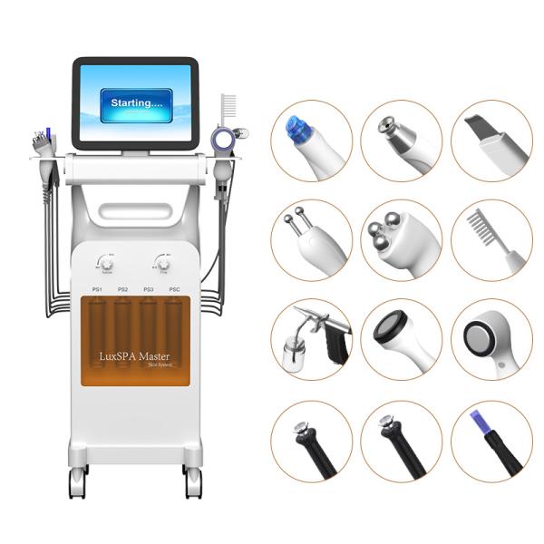 Plasma Skin Care 12 in 1 Hydra SPA Facial Machine RF Hydra Dermabrasion Microdermabrasion Skin Beauty Machine